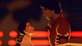 Leia's Rescue of Han is Just as Romantic in Animation